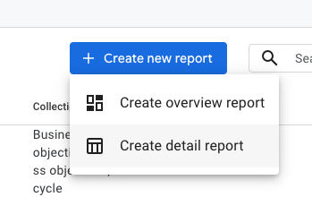 Creating detailed report in GA4 to show key events